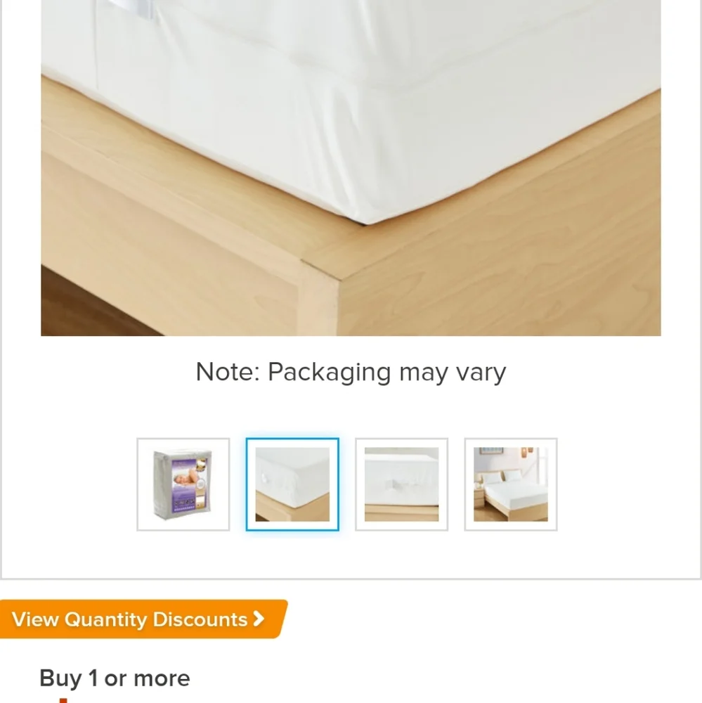 King size bed bug protector